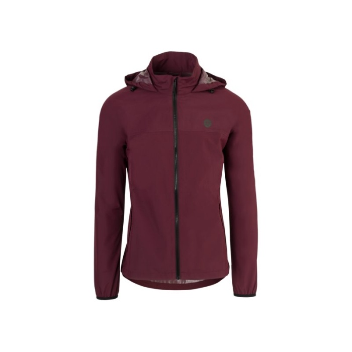 Agu go jacket wine red Rood