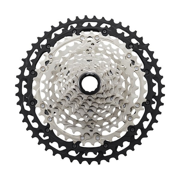 Shimano CASSETTE SH 12V XT M8100 10-51 ZI/ZW Zilver/Zwart