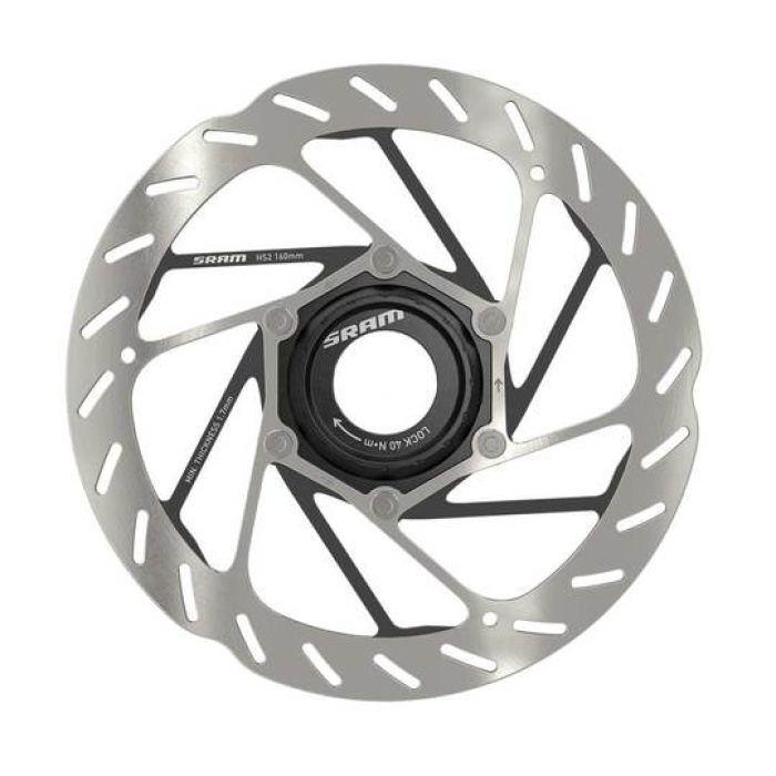 Sram REMD SCHIJF HS2 CL ROUNDED 160MM ZI Zilver