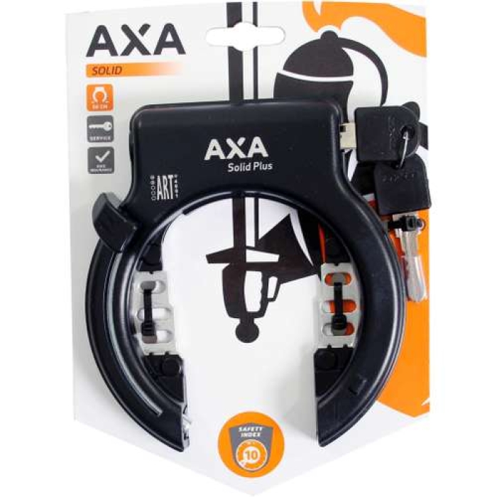 Axa ringslot Solid Plus zw Zwart - Afbeelding 4