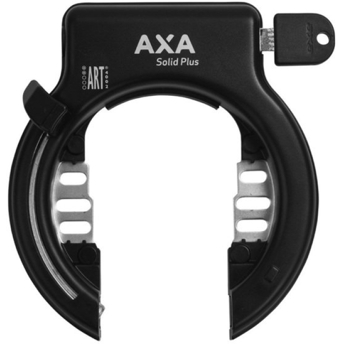 Axa ringslot Solid Plus zw Zwart
