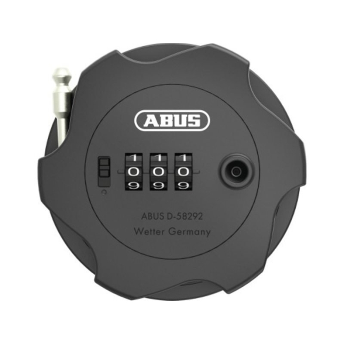 Abus SLOT KABEL COMBIFLEX ADVENTURE CODE 75X4 ZW Zwart