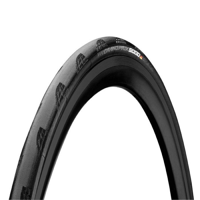 Continental btb GP 5000 700 x zw vouw Zwart